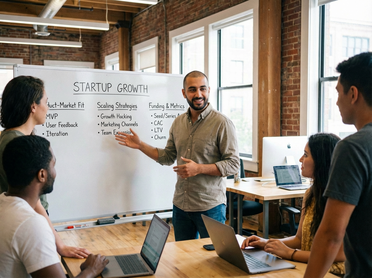 Startup team collaboration