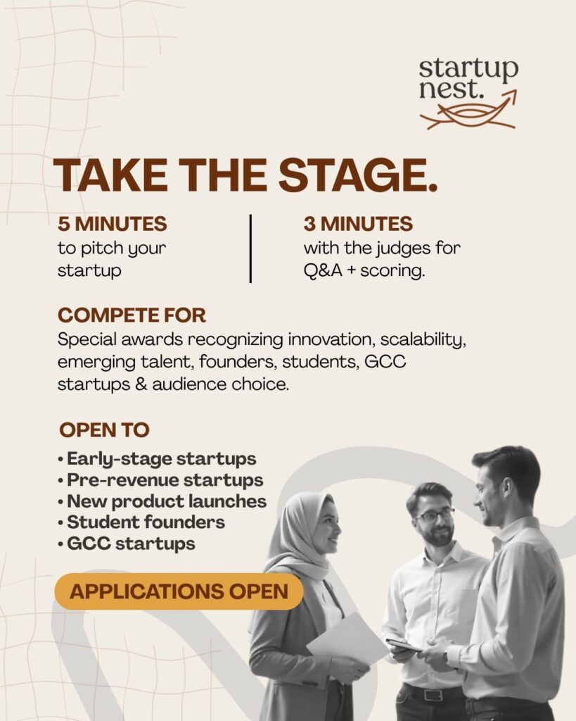 مهرجان الخبر للشركات الناشئة 2026 - عروض الشركات الناشئة من Startup Nest